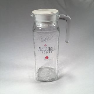 Finlandia Vodka Pitcher With Reindeer Logo Arcopal France