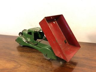 Vintage Marx Wyandotte Dump Truck Pressed Steel Toy 6