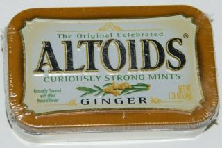 Altoids Ginger Mints 1.  76 Oz One Collectors Tin Rare Discontinued