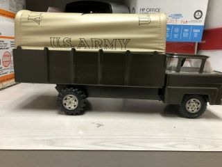 Marx Lumar Us Army Truck With Vinyl Canopy Top