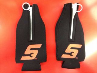 Snap On Tools Collectable Magnetic Bottle Jacket Koozie With Zipper Set Of 2