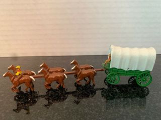 Vintage Matchbox Lesney Conestoga Horse Drawn Covered Wagon