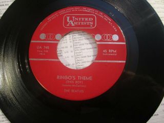 Beatles - Capitol 45rpm - And I Love Her/Ringo ' s Theme - NM 2