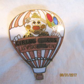 Rare Circus Circus " Clown On Balloon " Casino Hotel Las Vegas & Reno,  Nv Tac Pin