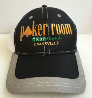 Poker Room Tropicana Casino Evansville Mesh Cap Gambling