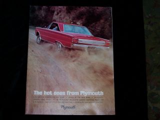 1966 Plymouth 426 Hemi Hot Ones Sales Brochure 3