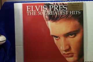Elvis Presley 3 Lp Set " 50 Greatest Hits " Simply Vinyl 180gm " Audiophile "