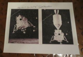 Jack Garman (dec) Nasa Engineer Flight Controller Apollo Signed Autographed Photo