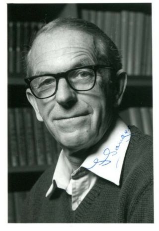Frederick Sanger (,) Nobel Prize Chemistry 1958/1980 Autograph,  Signed Photo
