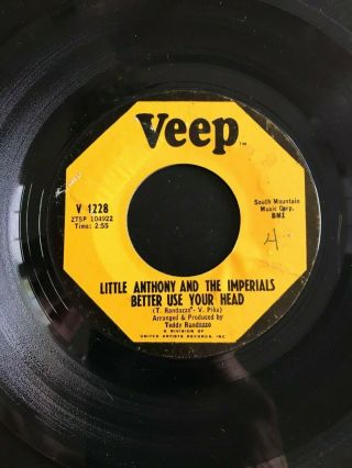 Little Anthony And The Imperials - Better Use Your Head/ The Wonder Of It All
