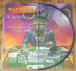 Iron Maiden - The Angel And The Gambler 7 " Vinyl Single Ltd Ed Picture Disc