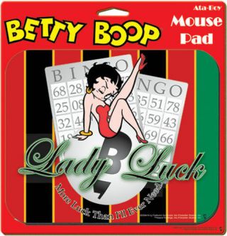 Betty Boop Mousepad (mouse Pad) : Lady Luck