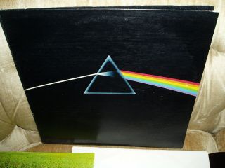 Pink Floyd - Dark Side Of The Moon Lp 1973 Harvest - With All Inserts Posters