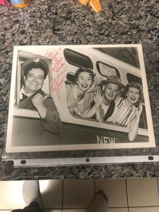 2 Jackie Gleason Signed Autograph Auto 8x10 B&w Photograph Inscribed “to Jack”