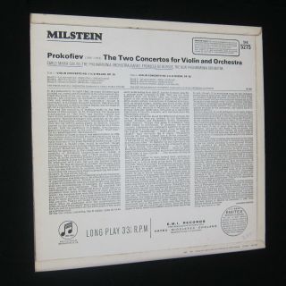 Listen to the FULL record: Nathan MILSTEIN - Prokofiev - Columbia SAX 5275 - ED1 2