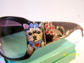 Yorkie Hand Painted Quality Sunglasses Dog Art Gift
