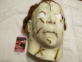 Tyler Mane Auto Signed Mask Michael Myers Halloween Horror Jsa Wwp125295