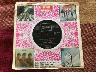 Small Faces Rare Mod 7 " Single (afterglow Of Your Love) On Stateside Css 3029