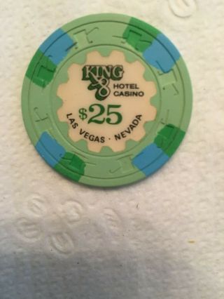 King 8 $25 Casino Chip Las Vegas