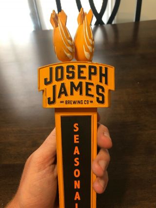 Joseph James Brewing Co.  Weize Guy Henderson Nv Beer Tap Handle Las Vegas 12” 5