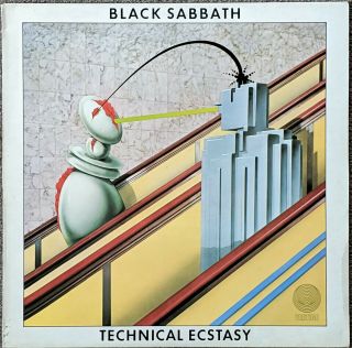 Black Sabbath - Technical Ecstasy Vinyl Lp/album/1976 Vertigo Press,  Lyric Sheet