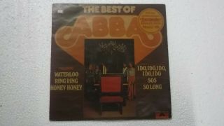 Abba The Best Of Abba Rare Lp Record India Indian Vg,