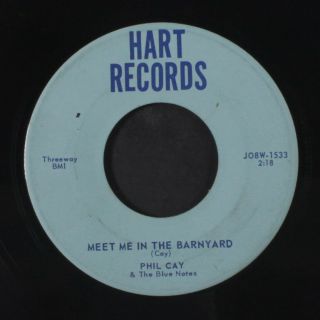 Phil Cay: Meet Me In The Barnyard / If They Ask Me 45 (1st Issue,  Sl Lbl Wear,