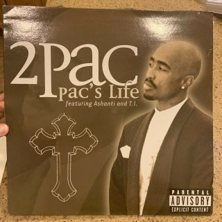 2pac Tupac Pac’s Life Rare Vintage 12” Vinyl Record Rap Hip Hop Makaveli Dre Nwa