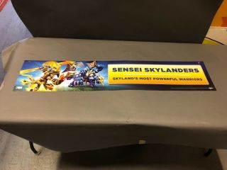 Toys R Us Store Display Sign Sensei Skylanders 48x10 Most Powerful Warriors Sign