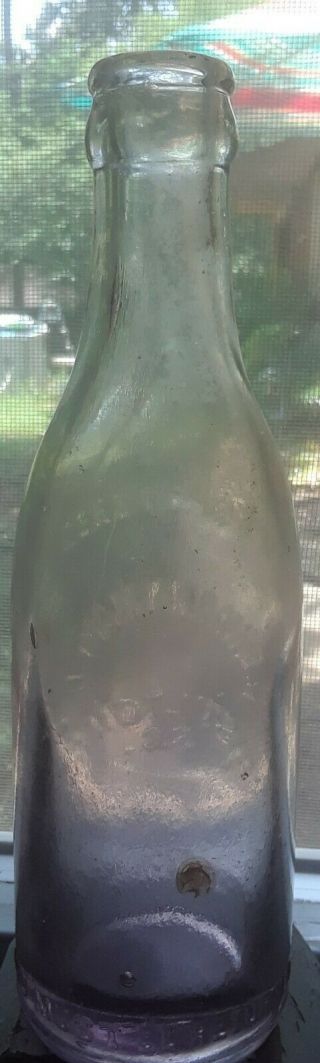 R.  E.  Wannamaker Stilton SC Center Slug Plate Crown Top Soda Bottle Applied Top 5
