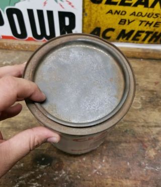 Vintage 5 lb Clabber Girl Baking Powder Tin Can - Rare Size 3