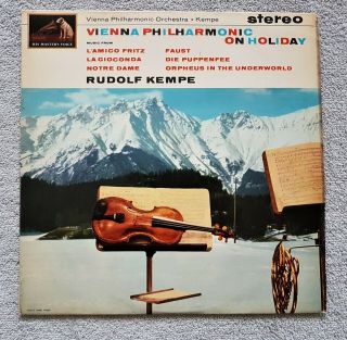 HMV ASD 525 Vienna Philharmonic On Holiday Rudolf Kempe ED 1 Cream / Gold Label 2