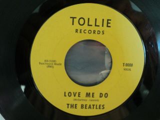 Pristine First Press Beatles Love Me Do 45RPM on Tollie w/picture sleeve 6