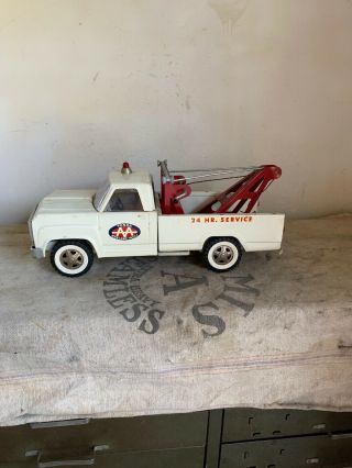 Vintage Tonka Tow Truck White