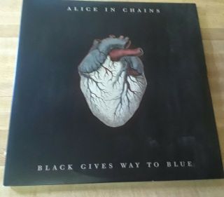 Alice In Chains Black Gives Way To Blue 2xlp Clear 180 Gram Vinyl Album 2009.