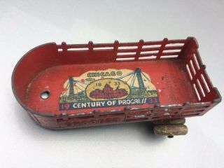Tootsie Toy - 1933 Chicago Century Of Progress - Vintage Trailer
