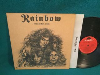 Rainbow : Long Live Rock N Roll Vinyl Vg,  Lp