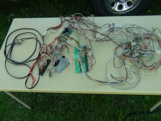 1987 Taito Operation Wolf Wire Harness Filter And Aux Power Supply Boards