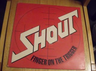 Shout Finger On The Trigger Lp 1987 Heavy Metal Queesryche 33 1/3 (46002)