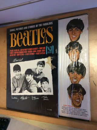 Beatles Songs,  Pictures,  And Stories Of The Fabulous Rare 1964 Vj In Shrink Vg