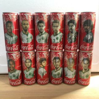 National Football Team 2016 Coca Cola Coke 12 Cans Set From Saudi Arabia Rare