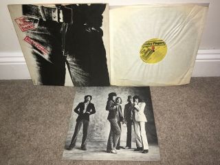 The Rolling Stones Sticky Fingers Lp 1971 Uk