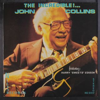 John Collins: The Incredible.  Lp (france,  Sm Cover Crease) Jazz