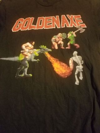 Golden Axe Arcade Video Game Shirt Sega Genesis Size Medium