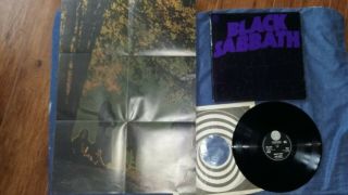 Black Sabbath Master Of Reality 1972 - Vertigo Swirl Lab,  Big Poster - Ex,