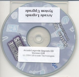 Arcade Legends 2.  05 System Upgrade Cd 2004 Ultracade Technologies