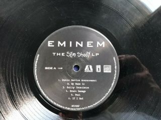 Eminem The Slim Shady LP Vinyl Pressing 8