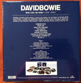 DAVID BOWIE who can I be now? (1974 - 1976) 9 LP Box Set & Book 3