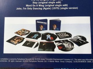 DAVID BOWIE who can I be now? (1974 - 1976) 9 LP Box Set & Book 5