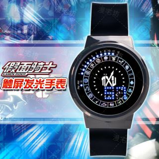 Anime Masked Rider Kamen Rider Led Waterproof Touch Screen Watch Cosplay Gift